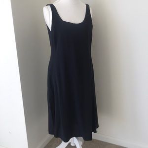 Eileen Fisher Navy Silk Dress